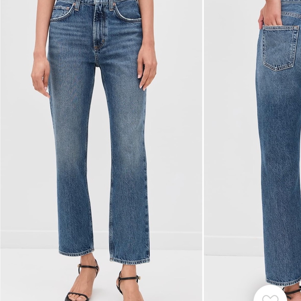 AGOLDE Valen Mid-Rise Straight Leg Jean. Size 29.